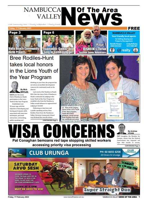 Nambucca Valley News Of The Area 17 February 2023