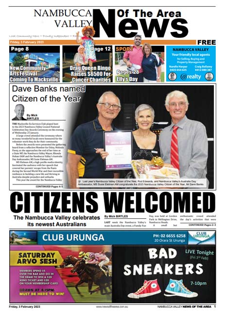 Nambucca Valley News Of The Area 3 February 2023