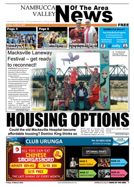 Nambucca Valley News Of The Area 10 March 2023