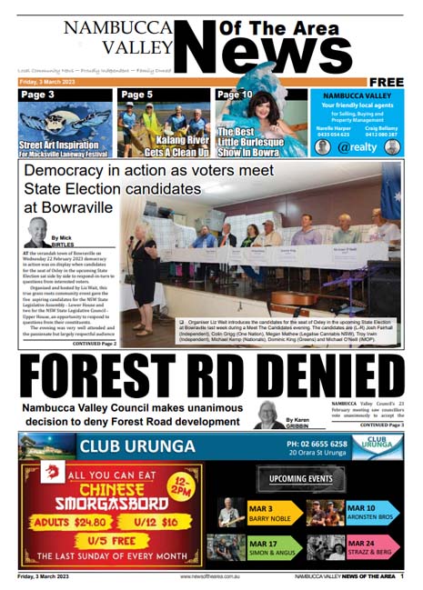 Nambucca Valley News Of The Area 3 March 2023