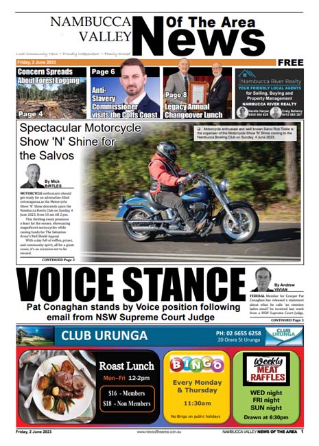 Nambucca Valley News Of The Area 2 June 2023