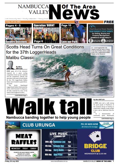 Nambucca Valley News Of The Area 28 July 2023