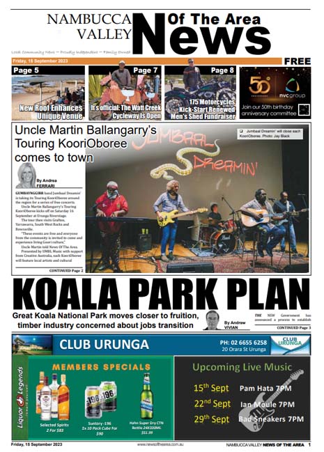 Nambucca Valley News Of The Area 15 September 2023
