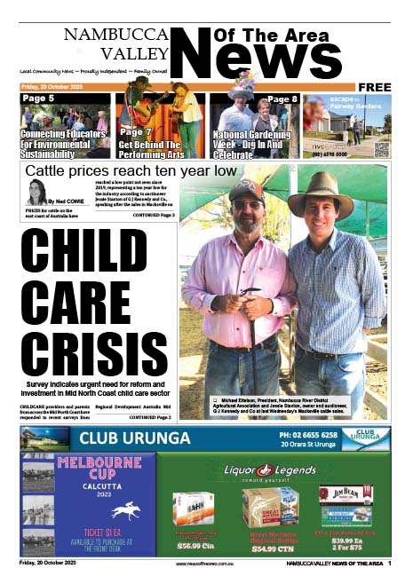 Nambucca Valley News Of The Area 20 October 2023