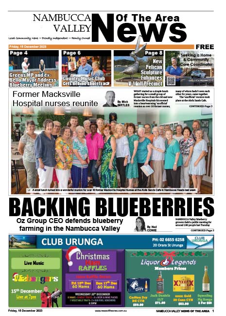 Nambucca Valley News Of The Area 15 December 2023