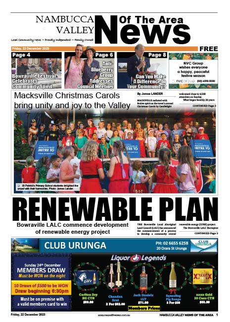 Nambucca Valley News Of The Area 22 December 2023