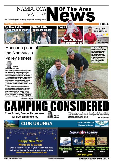 Nambucca Valley News Of The Area 29 December 2023