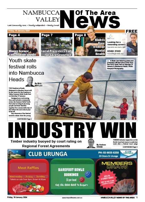 Nambucca Valley News Of The Area 19 January 2024