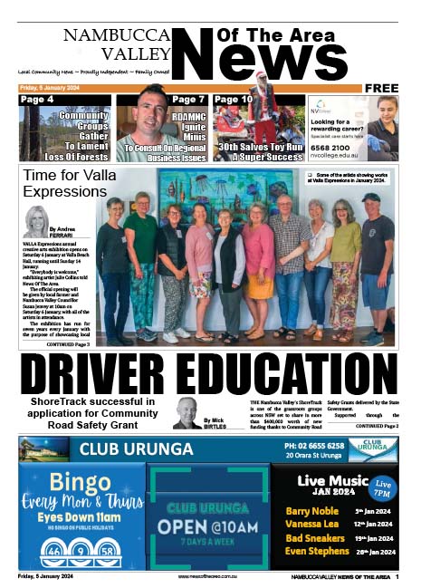 Nambucca Valley News Of The Area 5 January 2024