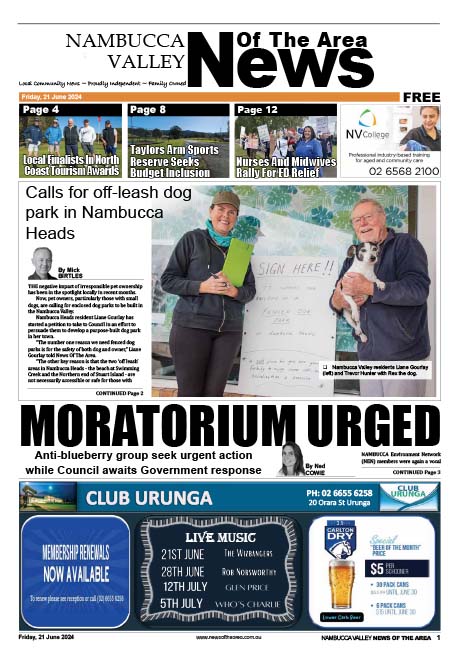 Nambucca Valley News Of The Area 21 June 2024
