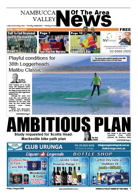 Nambucca Valley News Of The Area 2 August 2024