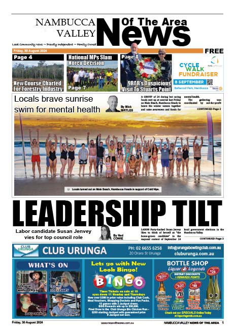 Nambucca Valley News Of The Area 30 August 2024
