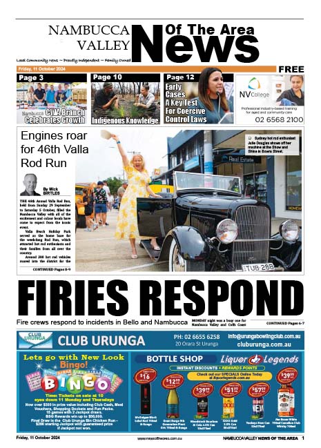 Nambucca Valley News Of The Area 11 October 2024