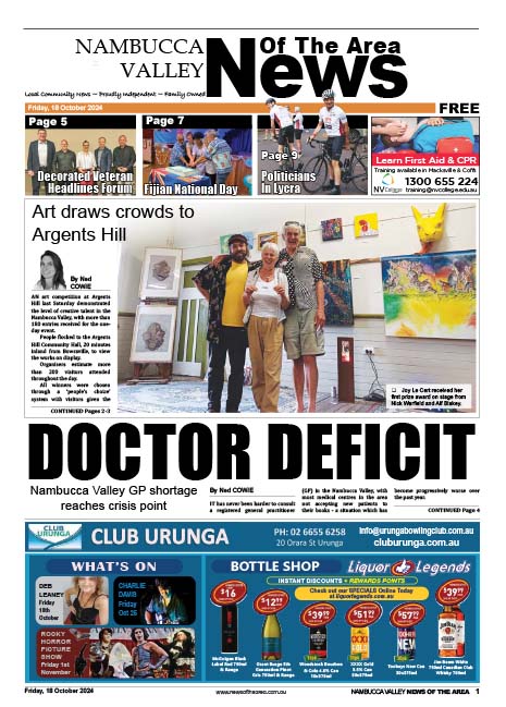 Nambucca Valley News Of The Area 18 October 2024