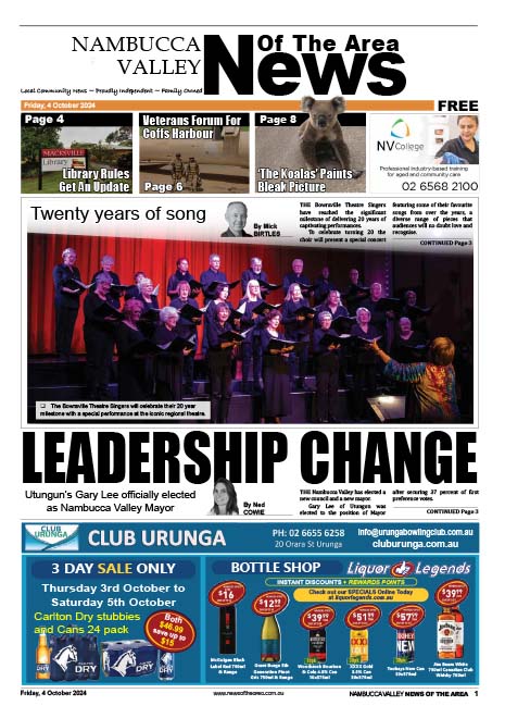 Nambucca Valley News Of The Area 4 October 2024