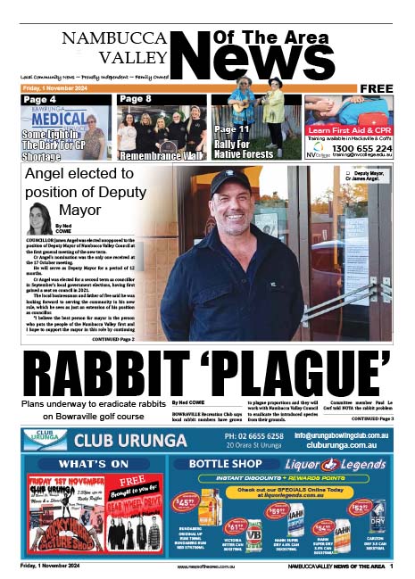 Nambucca Valley News Of The Area 1 November 2024