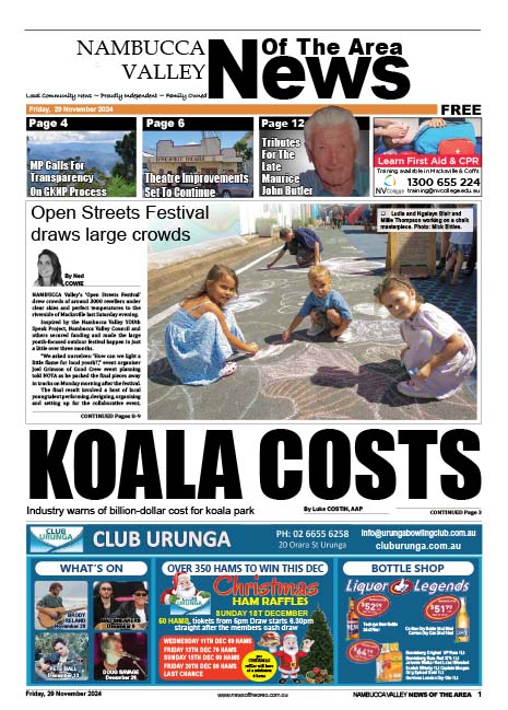 Nambucca Valley News Of The Area 29 November 2024