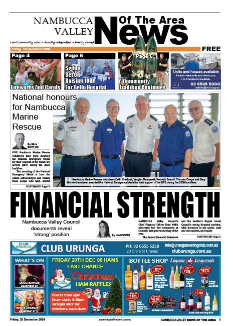 Nambucca Valley News Of The Area 20 December 2024