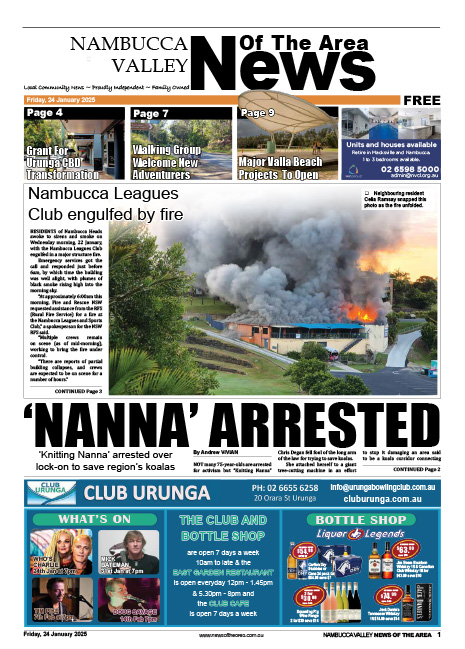 Nambucca Valley News Of The Area 24 JANUARY 2025