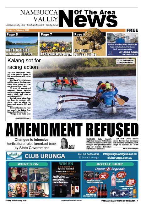 Nambucca Valley News Of The Area 14 FEBRUARY 2025