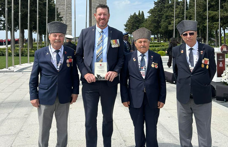 Oxley MP represents region at Anzac Cove