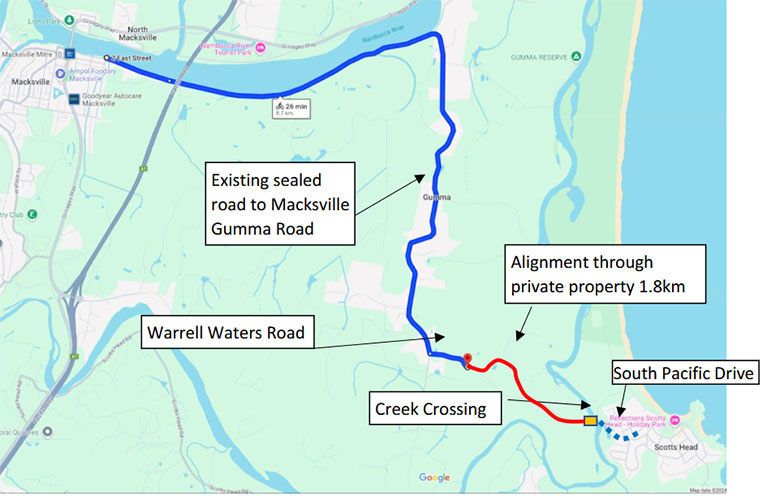 Council refuses to give up on connection between Scotts Head and Macksville