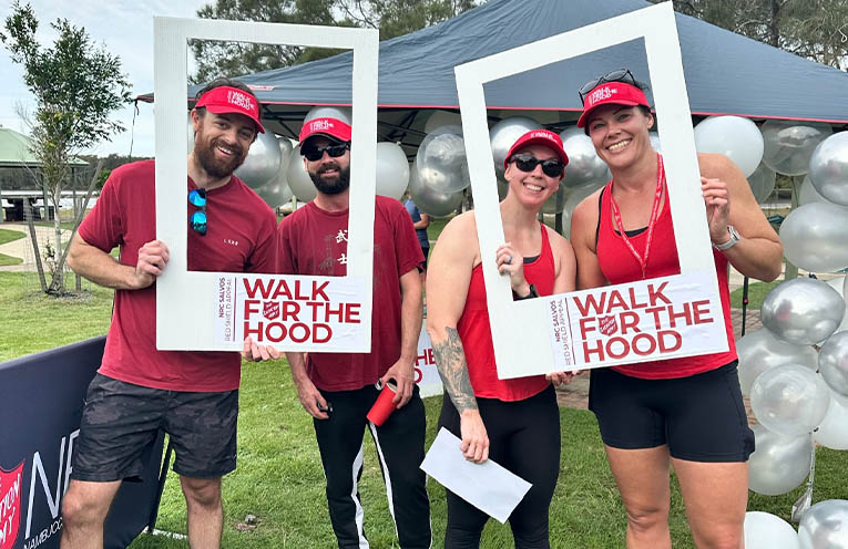 Salvos step out for Red Shield Appeal