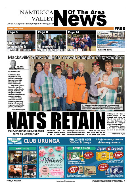 Nambucca Valley News Of The Area 09 MAY 2025