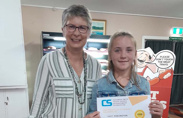 Lilly Darlington receives funding support from Coleman-Smith Foundation