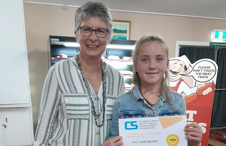 Lilly Darlington receives funding support from Coleman-Smith Foundation