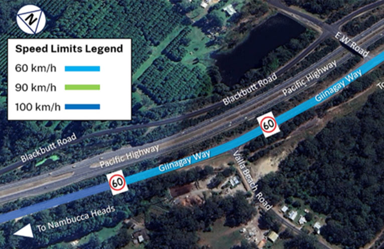 Another crash despite speed limit change at Valla Beach
