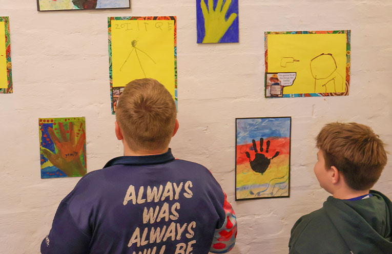 Young artists shine in NAIDOC Week exhibition at Phoenix Gallery