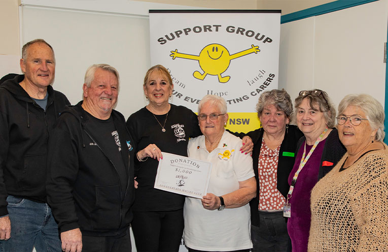 Surfers and support group join forces in aid of carers