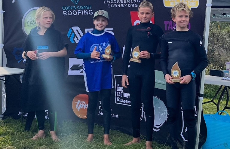 Yarrahapinni surfers take out wins in the waves