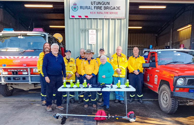 Harmony meets heroism as the Bowraville Theatre Singers donate to firefighters