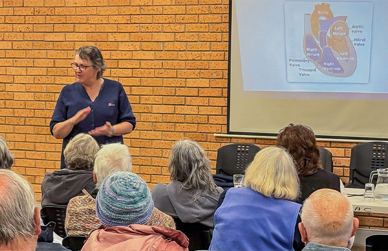 Heart health the focus of well-attended U3A presentation