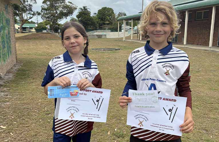 Season gets underway for Stuarts Point’s young cricketers