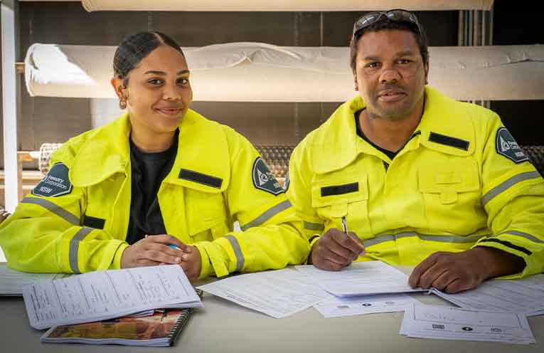 Laqueesha Laurie and her father, Dane, participated in the program (Photos: FCNSW)