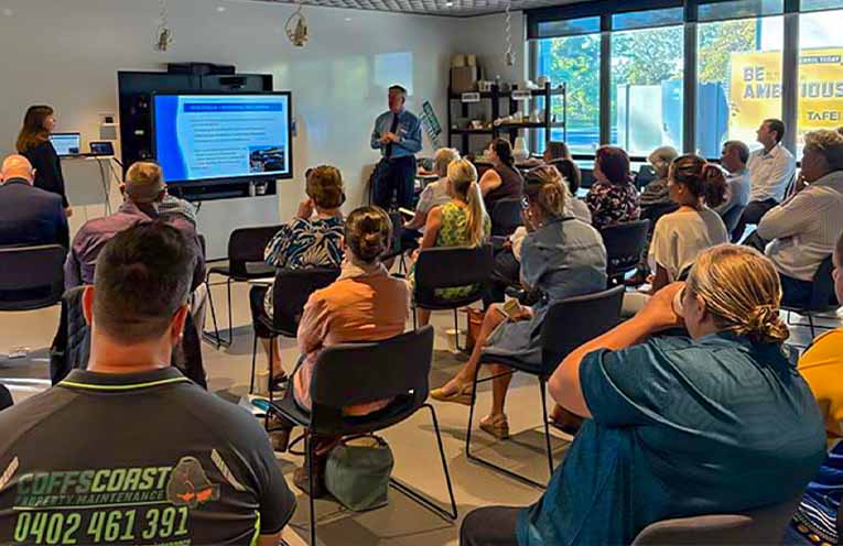 Council and state services explored at Nambucca Valley business breakfast