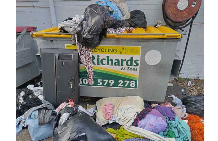It costs Vinnies to dispose of dumped goods properly.
