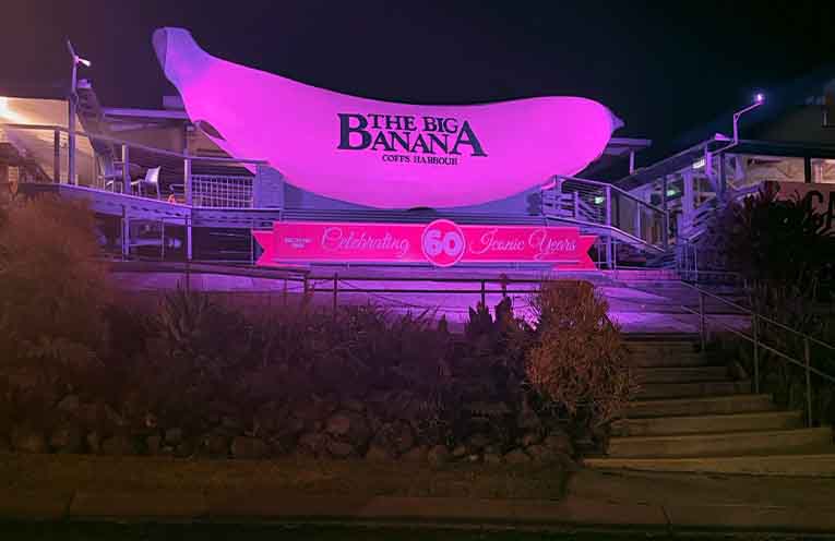 Coffs Coast landmarks light up pink in push for more foster carers