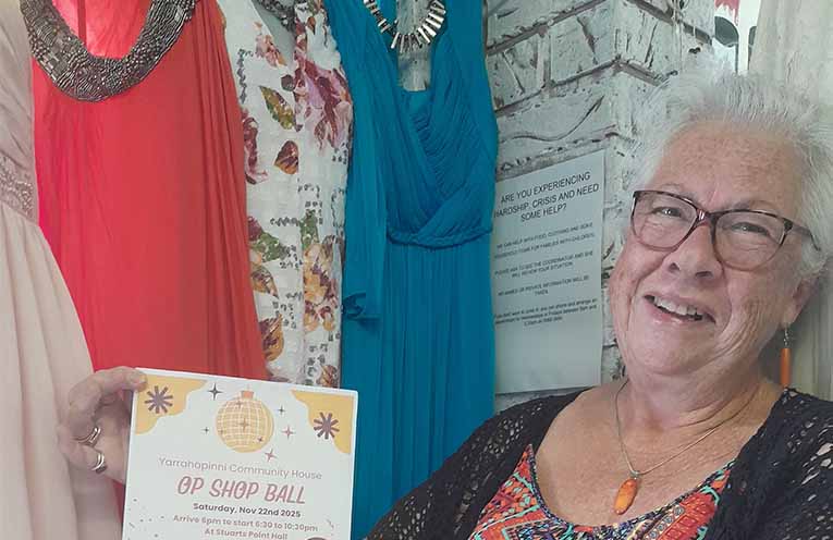 Time to glam-up for the Yarrahapinni Community House Op Shop Ball