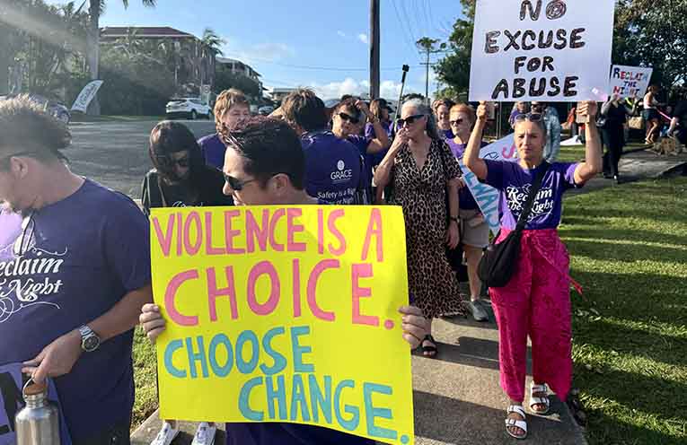 Walk against gender-based violence at the V-Wall
