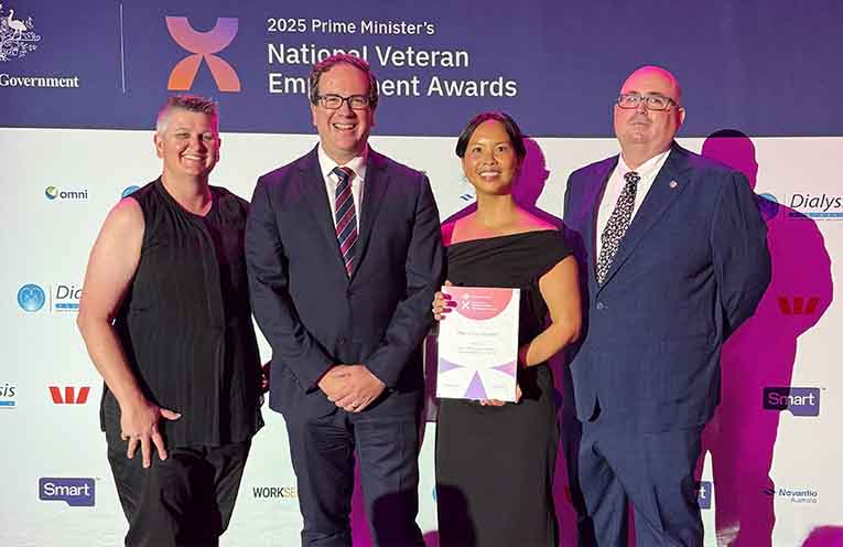 National spotlight on Macksville Hospital’s leadership in veteran employment