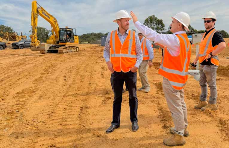 Valla Urban Growth Area stage one earthworks near completion