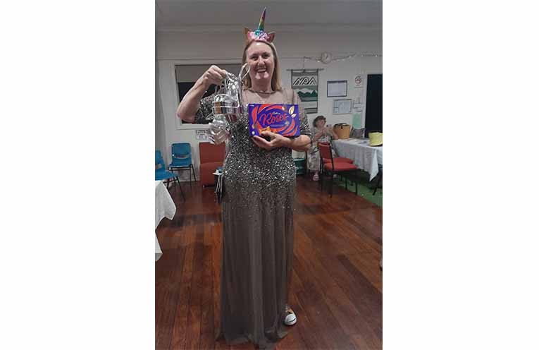 Reverend Leslie Fotakis won best dressed.