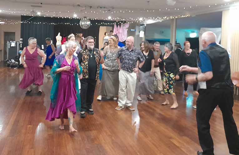 Dances varied from the ‘Swing Waltz’ to the ‘Macarena’.