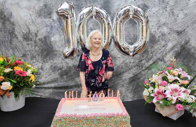 A century well lived as Macksville’s Avis “June” Lynch celebrates 100 years