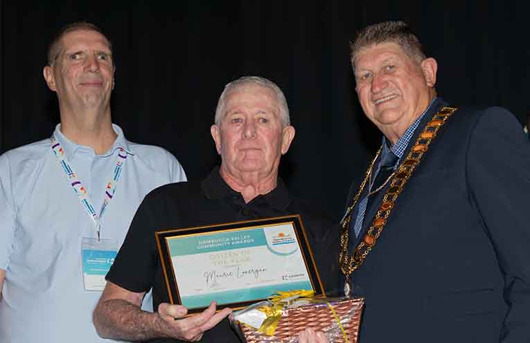 Five decades of service honoured as Maurie Lonergan named Citizen of the Year