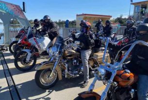 Motorcyclists and riders ready for charity Dice Run